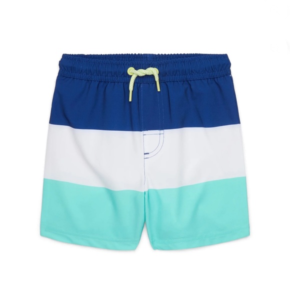 Baby Boys Quick Dry Swim Trunks Shorts & Bucket Hat Size 18M - Picture 6 of 9